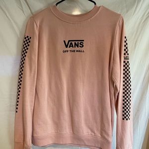Pink vans crew neck
